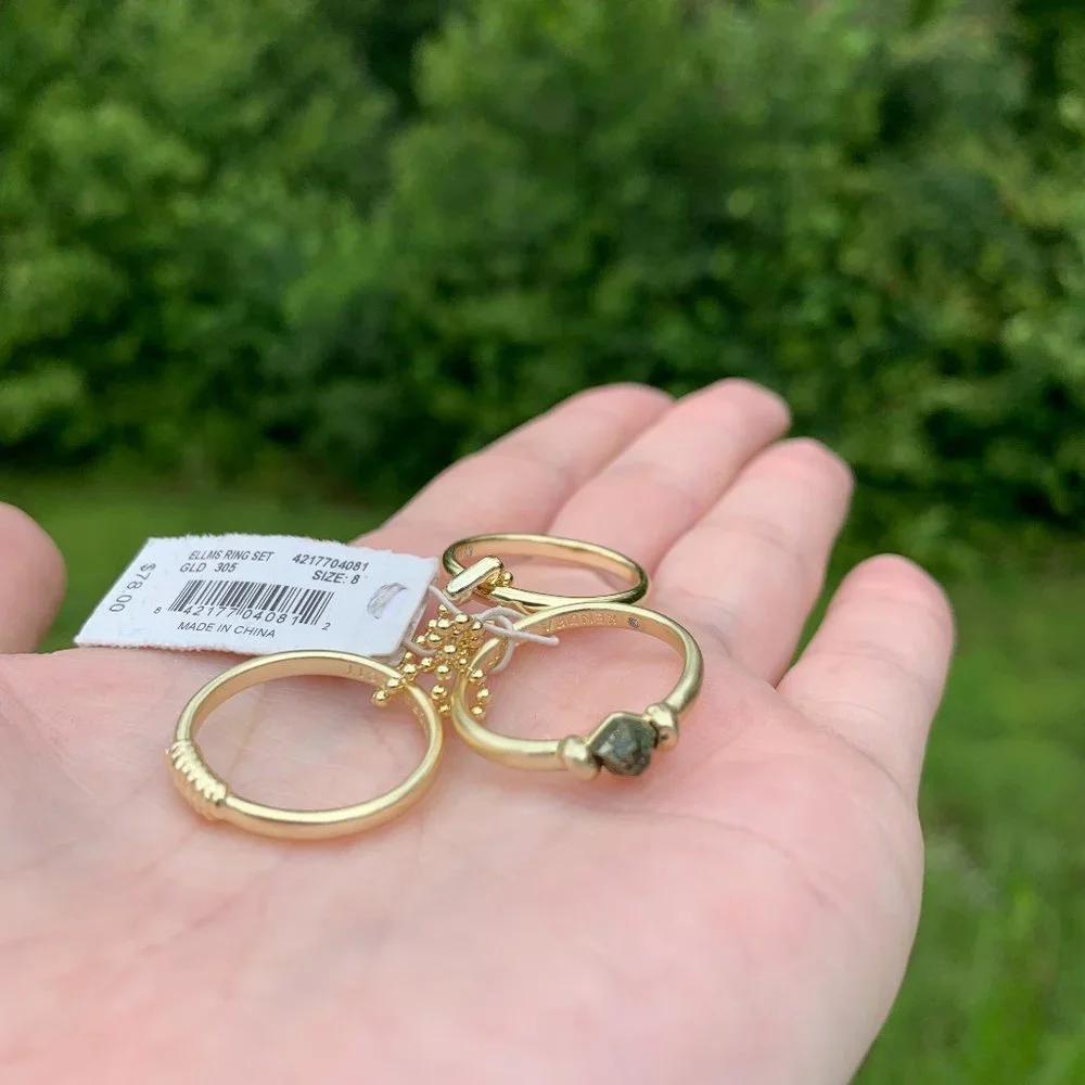 KENDRA SCOTT • Ellms Gold Ring Set* - Picture 2 of 9